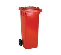 Wheelie Bin 140 Litre Red 331156