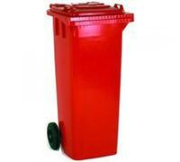 Wheelie Bin 140 Litre Red 331156