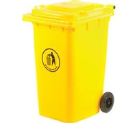 GPC Wheelie Bin 240 L Yellow Polyethylene LWB240YYel