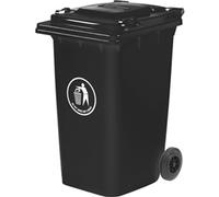 Wheelie Bin; 240L; 30% Recycled Polyethylene; Dark Grey