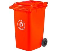 GPC Wheelie Bin 240 L Red Polyethylene LWB240Y_RED