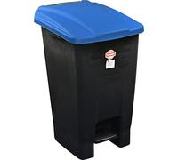 Wheelie Bin 70L For Recycling General Waste Storage Coloured (Blue)