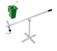 Wheelie Bin Compactor - Manual Hand Compactor for 120L/240L/360L Wheelie Bins, Space-Saving Bin Booster Compactor, Compact Waste Press for Household & Outdoor Use