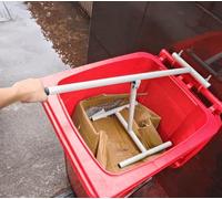 Wheelie Bin Compactor Manual Rubbish Press General Waste Compactor Bin Squasher Bin Booster Hand Tool Garden Bin & Recycling Bin Waste 240L