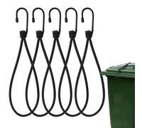 Wheelie Bin Lock 5 Pcs Universal Bin Locks Wheelie for Use in High Winds Storms, Prevent Animals Rummaging, Wind, Spilling