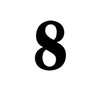 Wheelie Bin Number Stickers Trash Can Number & Letter Stickers | White Adhesive Decals For Bin Identification (Numbers 0-9 & Letters A-G) For marking(Color 25)