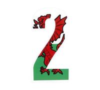Wheelie Bin numbers Welsh Dragon 2