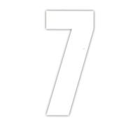 Wheelie Bin numbers White 7