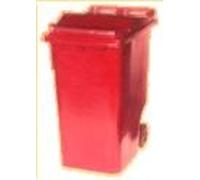 Wheelie Bin - Red - 360L-Free Delivery to Mainland, England and Wales