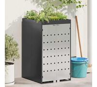 Wheelie Bin Storage Anthracite, Steel 240L 68x77.5x115.5cm Ventilated MagneticUK