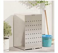 Wheelie Bin Storage Anthracite Steel 68x77.5x115.5cm Expandable Ventilated Lid
