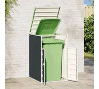 Wheelie Bin Storage Garden Bin Shed Dustbin Wheelie Bin Cover Steel vidaXL