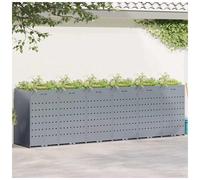 Wheelie Bin Storage with Planter Roof Powder-coated Steel Unit vidaXL