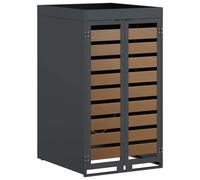 Wheelie Bin Storage Outdoor Organizer Garden Waste Terrace Management vidaXL