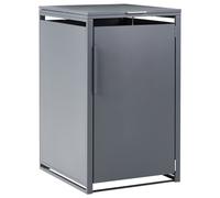 Wheelie Bin Store 240 L PIACENZA Metal Dark Grey