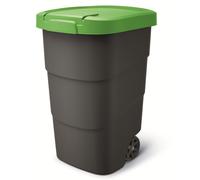 Wheelie Bin Trash Can Outdoor Garden Coloured Lids 90L 95L 110L Garbage Waste UK