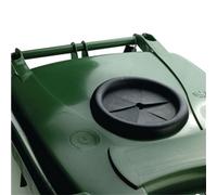 Wheelie Bin With Bottle Bank Aperture 240 Litre Green