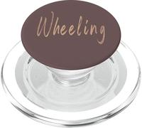 Wheeling West Virginia Vintage elegant design PopSockets PopGrip for MagSafe