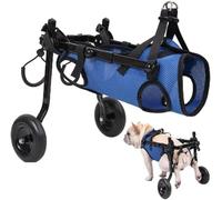 Wheels Dog Wheelchair,Dog Wheelchair for Back Legs, Pet Wheelchair for Back Legs, Adjustable Wheel Dog Cart/Wheelchair for Pet/Doggie Wheelchairs Disabled Hind Legs Walking, Leg Brace and Hip Support