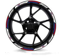 Wheels Edge Sticker Motorcycle Wheel Rim Sticker for H&onda CBR 1100 CBR1000RR 600RR 125 CBR650/500/300/250 R Stripe Decal Tape Accessories Wheel Decals(Color 4)