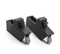 Wheels for Hauck Alpha Plus Baby Children's Chair, Retrofit Plug, Black