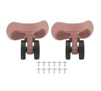 Wheels for Luggage,1 Pair,Luggage Replacement Wheels, Light Weight,Replacement Luggage Wheels, with Multiple Screws,Suitcase Wheels,Luggage Roller Wheels,for Luggage Suitcase (Rose Gold)