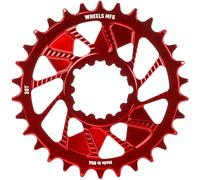 Wheels Manufacturing Red MTB Chainring - SRAM 3-Bolt Hyperglide+ - (32