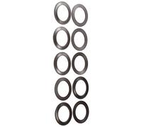 Wheels Manufacturing Spacers To Work With 24mm Cranks, 1mm Width, Pack Of 10 One Size,BB-24MM-1.0,Silver