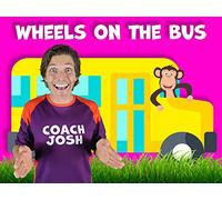 Wheels on the Bus | Action Song for Children | Coach Josh