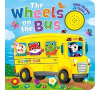 Wheels on the Bus Song Book - 1-Button Musical Board Book for Toddlers & Infants | Sing-Along Sound Book with Adorable Animal Friends | Ages 1 and Up