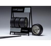 Wheels Oz Superturismo WRC Silver Set Of 4 1:18 Model IXO MODEL
