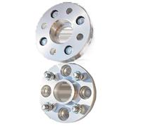 Wheels Spacer Kit 2pcs 4x100|4X3.94" 56.6CB|M12 x 1.5 Thread|Aluminum Wheel Spacers Adapters for Fiat for Punto 2012 2013 2014 2015 2016 2017 2018(Silver 30mm)
