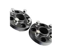 Wheels Spacer Kit 2pcs 4x100|4X3.94" 56.6CB|M12 x 1.5 Thread|Aluminum Wheel Spacers Adapters for Fiat for Punto 2012 2013 2014 2015 2016 2017 2018(Black 25mm)