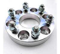 Wheels Spacer Kit 2PCS Car Repair Tool Wheel spacers for cars 6X139.7X108X12x1.5bolts-25 or 30mm for Mitsubishi for Montero 1983-2006(25mm Silver)