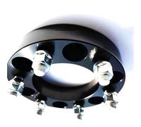 Wheels Spacer Kit 2PCS Car Repair Tool Wheel spacers for cars 6X139.7X108X12x1.5bolts-25 or 30mm for Mitsubishi for Montero 1983-2006(30mm black)