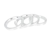 Wheels Spacer Kit 4pcs ID 54.1mm 56.1mm 60.1mm 66.6mm OD 54.1mm 56.6mm 73.1mm to Car Tire Centering Hub Centric Rings Wheel Bore Center(73.1 to 57.1mm)