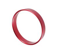 Wheels Spacer Kit 4pcs OD 56.1mm 60.1mm 66.6mm 70.1mm to ID 54.1mm 63.4mm Car Tire Centering Hub Centric Rings Wheel Bore Center Red(60.1-56.1mm)