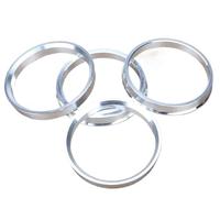 Wheels Spacer Kit 4Pieces/set Aluminum Hub Rings Hub Centric Rings Wheel Bore 71.6-72.56、63.4-73.1、56.1-63.4、70.3-71.5、67.1-74.1、67.1-72.56mm(56.1-63.4mm)