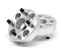 Wheels Spacers Auto 2Pieces Center Bore 60.1mm Wheel Spacer Adapter Flang 4 Lug Suit For Universal Car M10XP1.5 10xP1.25
