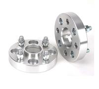 Wheels Spacers Auto 2Pieces Center Bore 60.1mm Wheel Spacer Adapter Flang 4 Lug Suit For Universal Car M10XP1.5 10xP1.25