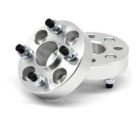 Wheels Spacers Auto 2Pieces Center Bore 60.1mm Wheel Spacer Adapter Flang 4 Lug Suit For Universal Car M10XP1.5 10xP1.25