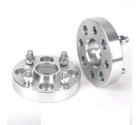 Wheels Spacers Auto 2Pieces Center Bore 60.1mm Wheel Spacer Adapter Flang 4 Lug Suit For Universal Car M10XP1.5 10xP1.25