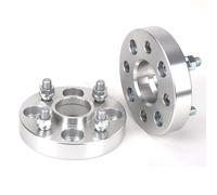 Wheels Spacers Auto 2Pieces Center Bore 60.1mm Wheel Spacer Adapter Flang 4 Lug Suit For Universal Car M10XP1.5 10xP1.25