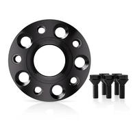 Wheels Spacers Car Wheel Spacers For MINI For Cooper 2014-2025 5x112 66.6 M14x1.25 Hubcentric Spacers Hub Shims 15/20/25/30/35mm Flange Gasket Shim Automotive(Black 2,25mm)