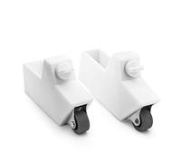 Wheels Wheels Suitable for Hauck Alpha Plus Baby Children's Chair Retrofit Plug White