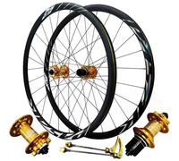 Wheelset Road Wheels Set with 700C Disc Brake,Double Wall Rims Aluminum Alloy Hub 24H Quick Release Front And Rear Bicycle 1800G Wheel