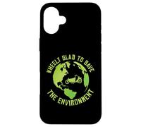 Wheely Glad To Save The Environment Cargo Cargobike Case for iPhone 16 Plus