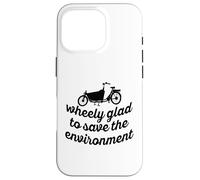 Wheely Glad To Save The Environment Cargo Cargobike Case for iPhone 16 Pro