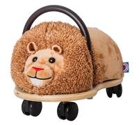 Wheelybug Toddler Wooden Ride-On Animal with Interchangeable Plush Cover, Safety Certified Developmental Toy, Small (1 - 3 Years), Plush Lion