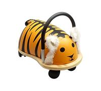 Wheelybug Toddler Wooden Ride-On, Multi-Directional Castor Wheels, Safety Certified Developmental Toy for Outdoor/ Indoor Fun, Large (2.5 - 5 Years), Tiger